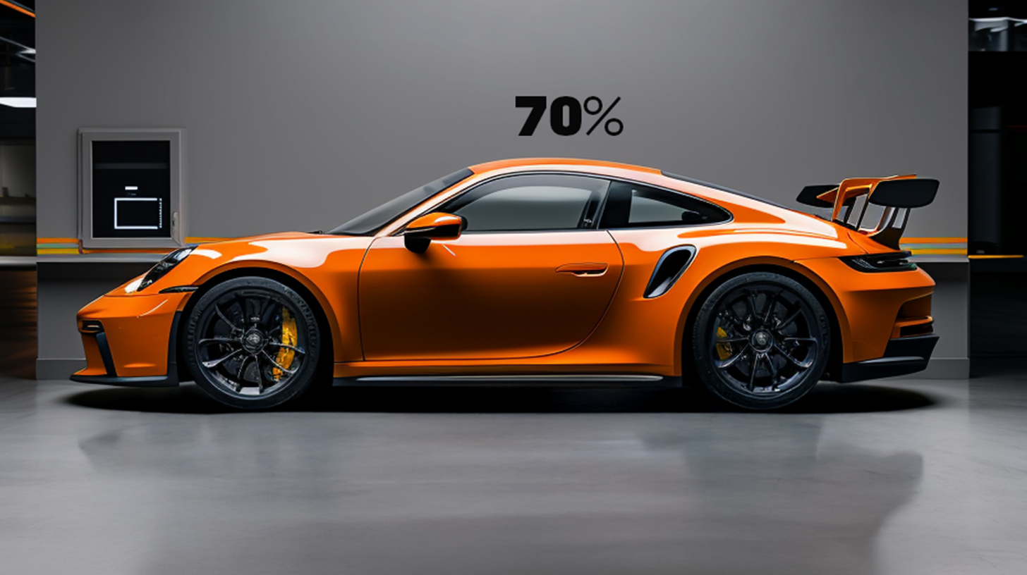 70 percent light tint preview
